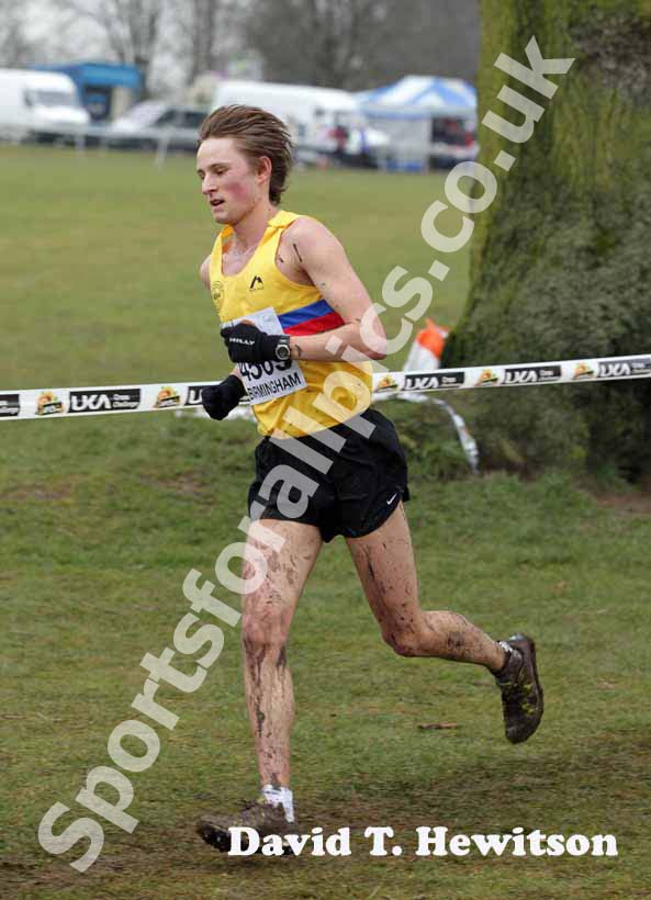 Jack Martin (North East) during the McCain World Cross Country Trials and Inter Counties.